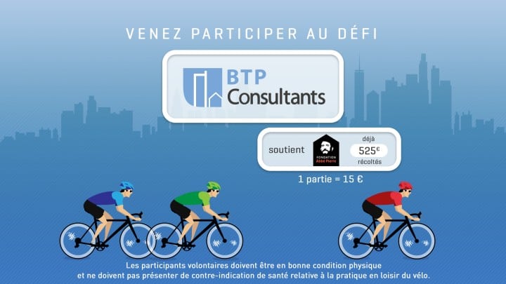 Challenge vélo BTP Consultants